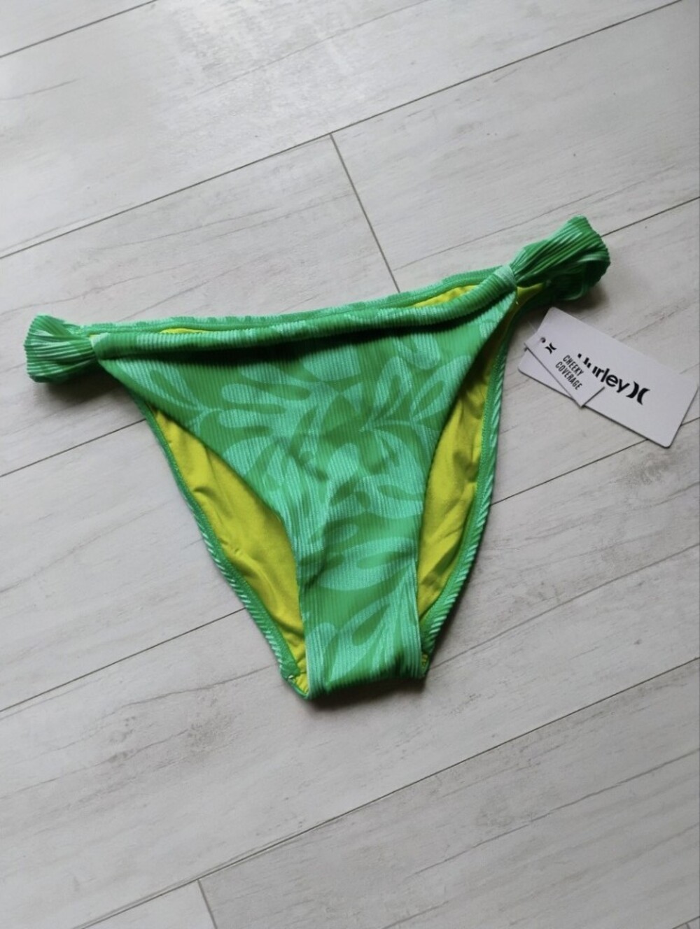 HURLEY NEW Marina Rib Cheeky Bikini Bottom